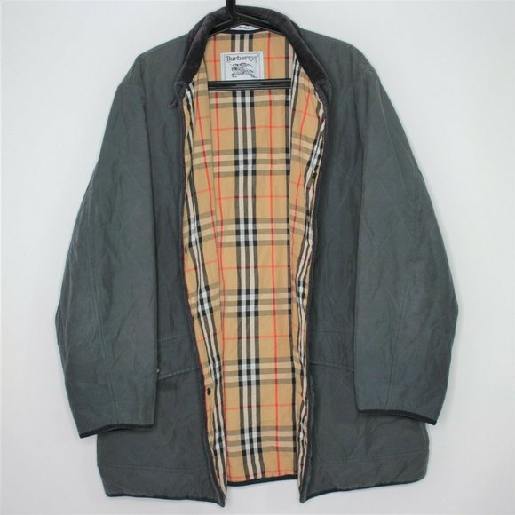 Burberry Jackets & Blazers - VTG Burberry Burberrys Nova Plaid Jacket F664